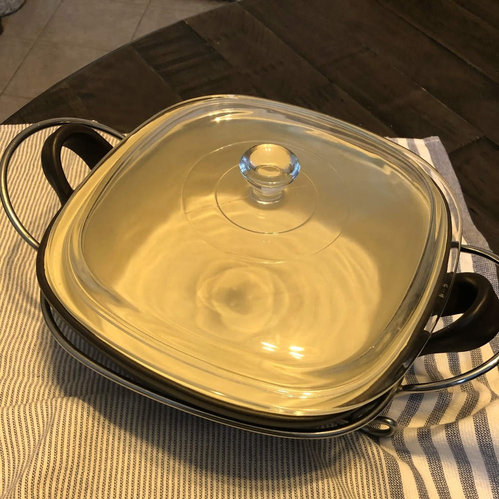 3-Piece Casserole Dish With Glass Lid